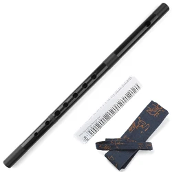 ABS Plastic Japanese Shinobue Flute Black 7 Hon Musical Instrument