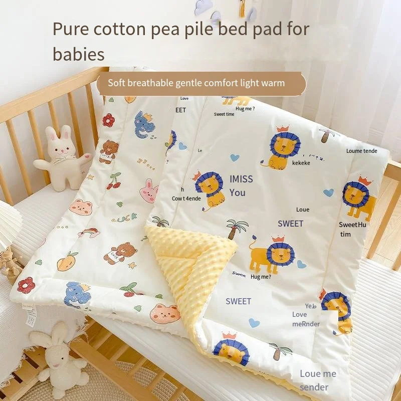 Materasso per culla neonato Asilo per bambini Trapunta piccola Materasso per bambini Materasso per pisolino lavabile in puro cotone