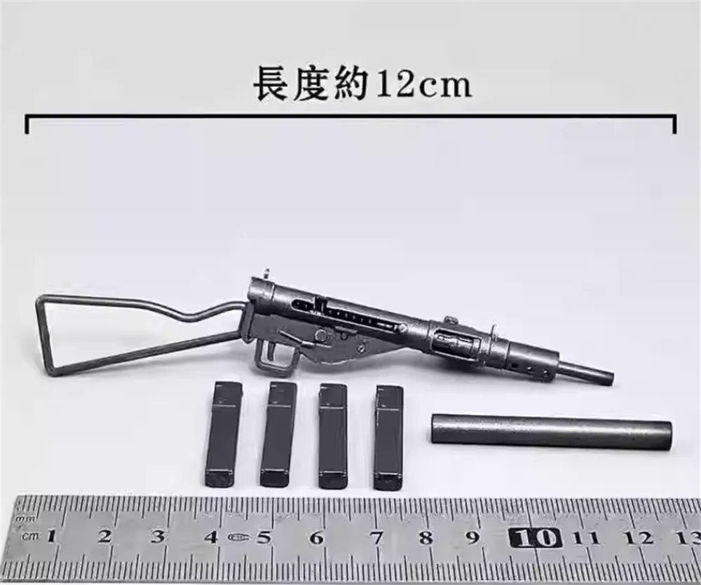 

For Sale 1/6th ZYTOYS ZY2031 Mini Weapons Toys Model Sten Clips PVC Material Not Real For 12" Doll Figure Scene Component DIY