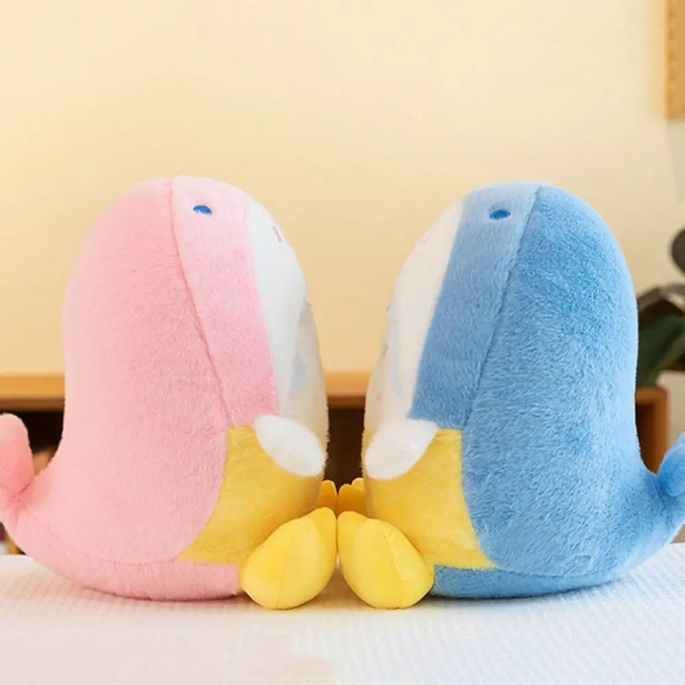 Room Decoration Stuffed Animal Shark Plush Doll Real Life Kawaii Shark Plush Toy Soft Cute Shark Plushie Doll Valentine's Day