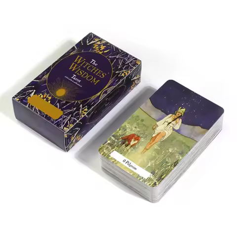 New 78pcs Cards Deck The Witches’ Wisdom Tarot Board Game Deck Fortune Telling Family Party Guide Versions Edition