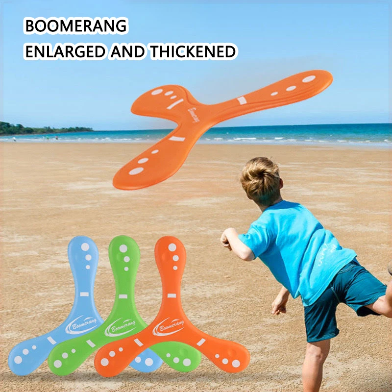 Fun Boomerang Toy Three-leaf Cross Outdoor Flying Disc Games Adult-kids Interactive Sports Toys for Children Decompression Gift