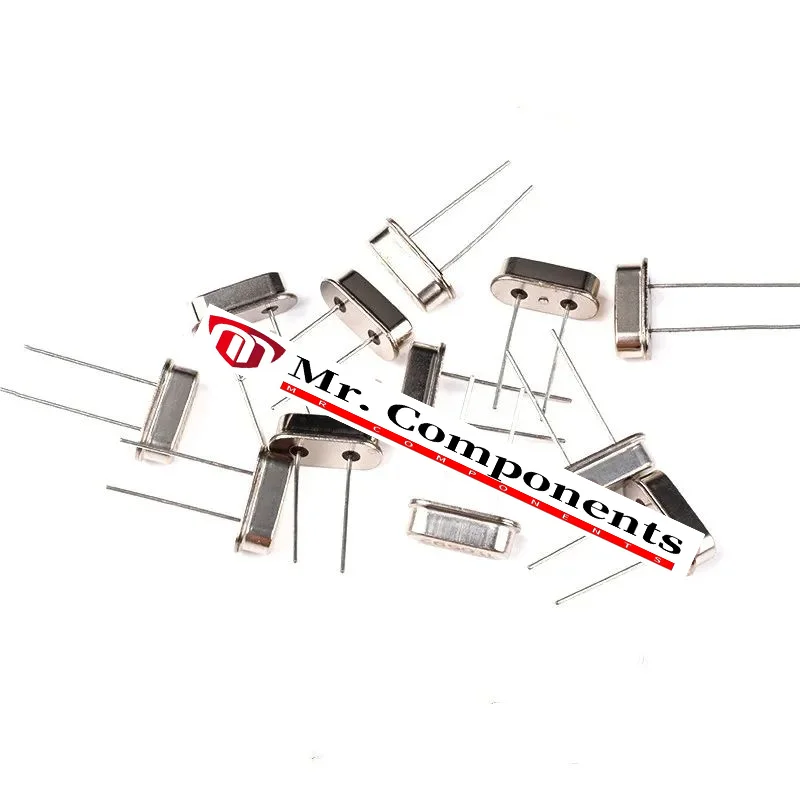 10PCS Crystal Oscillator Electronic Kit, HC-49Skind DIP Quartz Oscillator 11.0592M 32.768Mhz 4Mhz 8Mhz 12Mhz 16Mhz 20Mhz 25Mhz