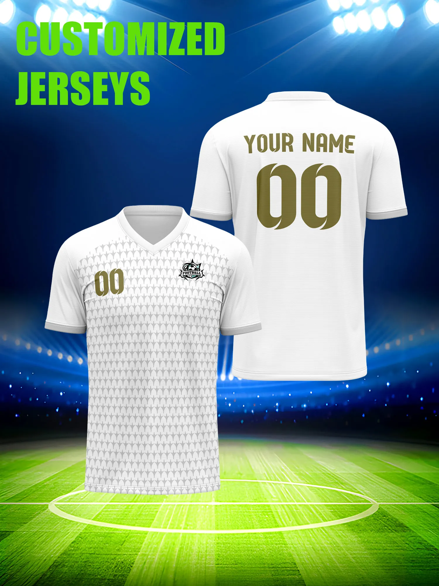 

Футболка для футбола с индивидуальным изображением, номером и именем, ультралегкая, тонкая, дышащая, летняя.