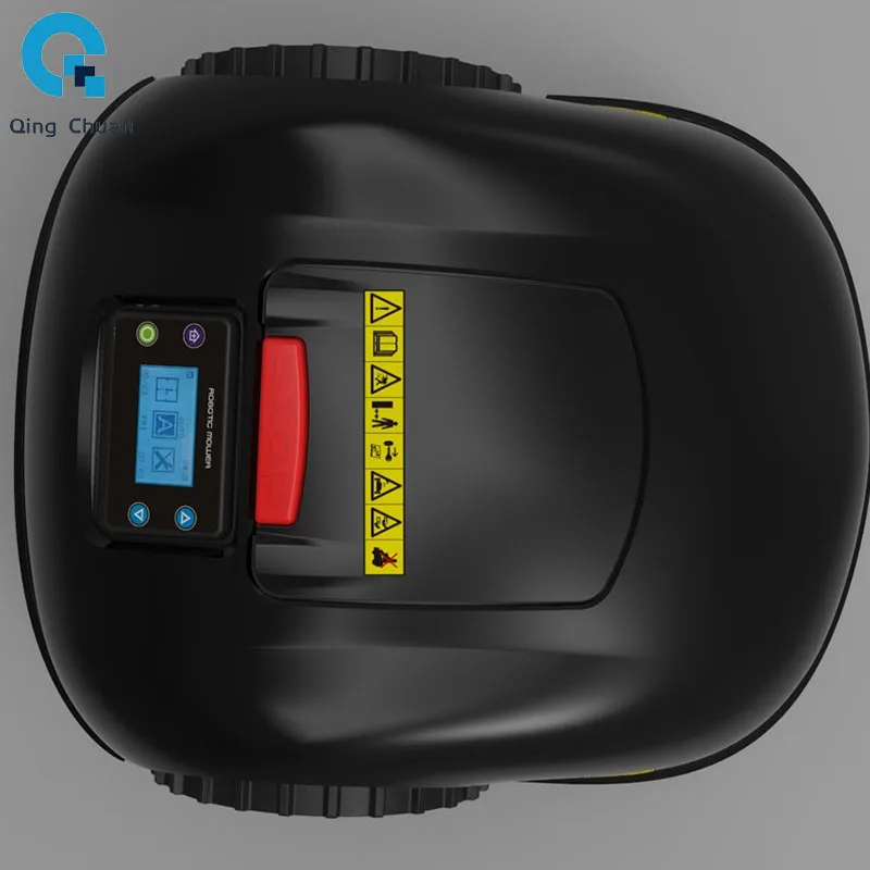 روبوت قص العشب الذكي مع تغطية 1/4 أكرًا 2.5-3 ساعات وقت العمل، طرق قابلة للبرمجة، جهاز تحكم عن بعد، واي فاي/4G/BlueTooth/App