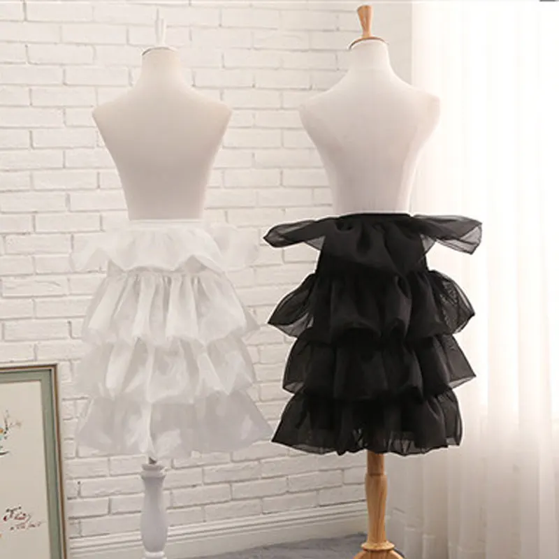 

Women Lolita Skirt Support Soft Yarn Lift Buttocks Petticoat Bell-shaped Rear Boneless Violent Skirt Support Cosplay Costume