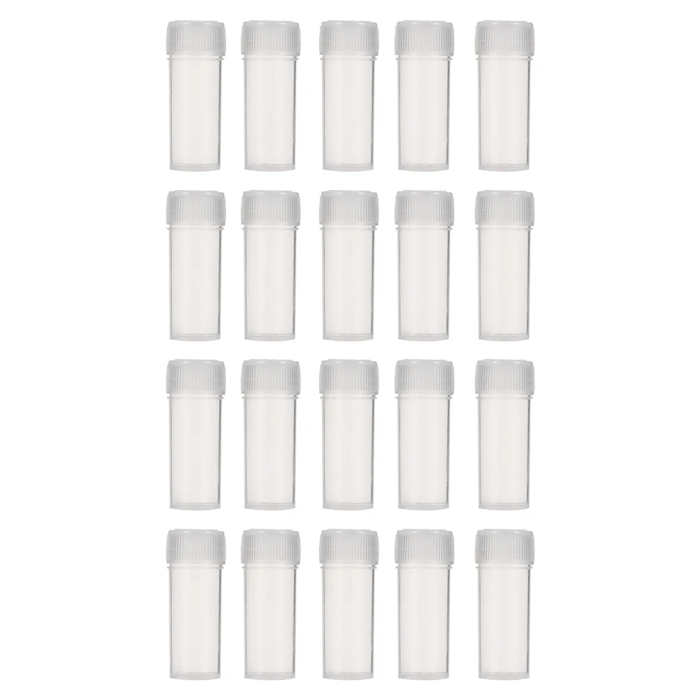 

200 Pcs Pack Plastic Bottle Bottled Clear Mini Travel Container Essential Oil Dispensing