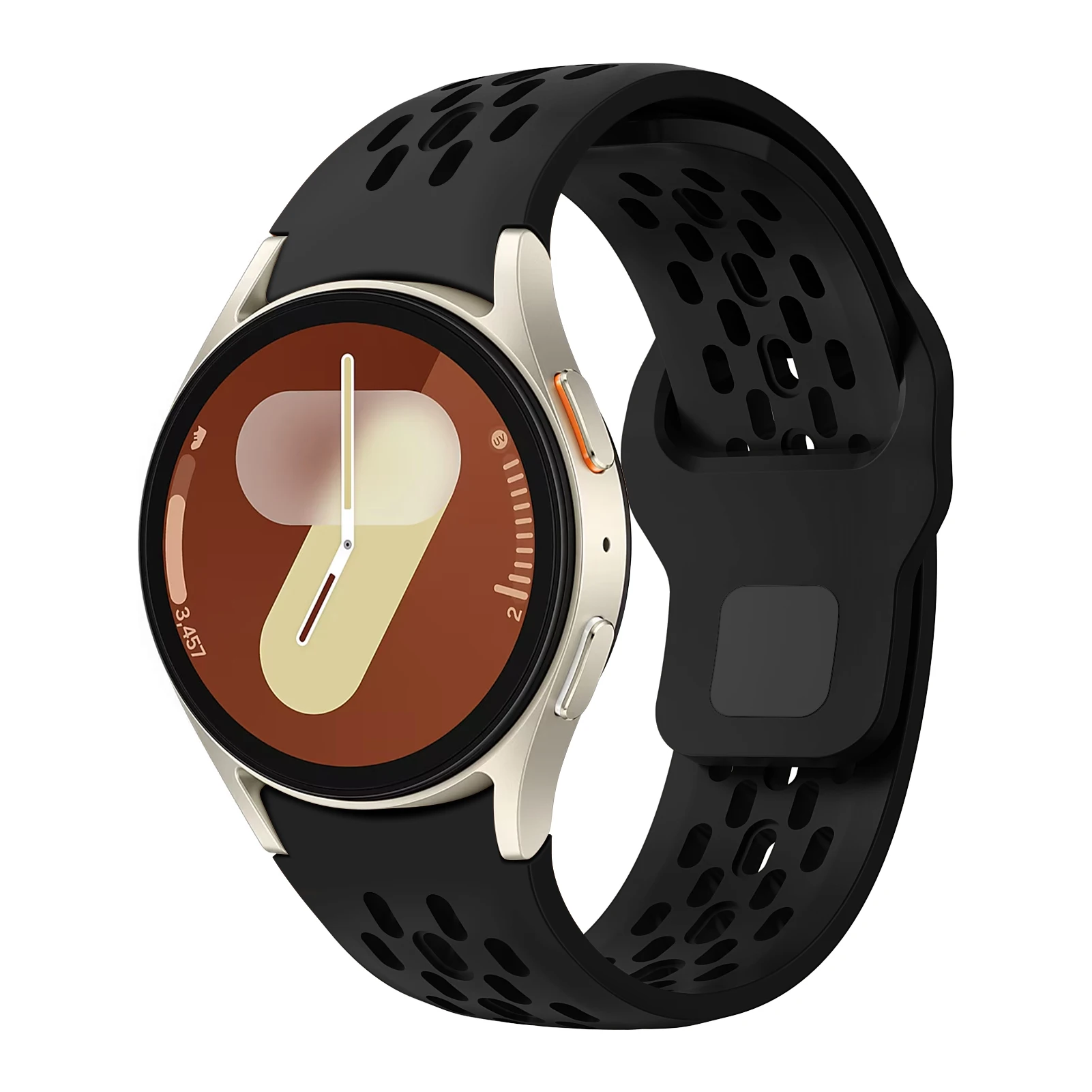 حزام سيليكون رياضي لساعة سامسونج جالاكسي 7 FE 44 مللي متر 40 مللي متر سوار كوريا جالاكسي ساعة 4 6 كلاسيك 5 برو باند 43 مللي متر 47 مللي متر 45 مللي متر