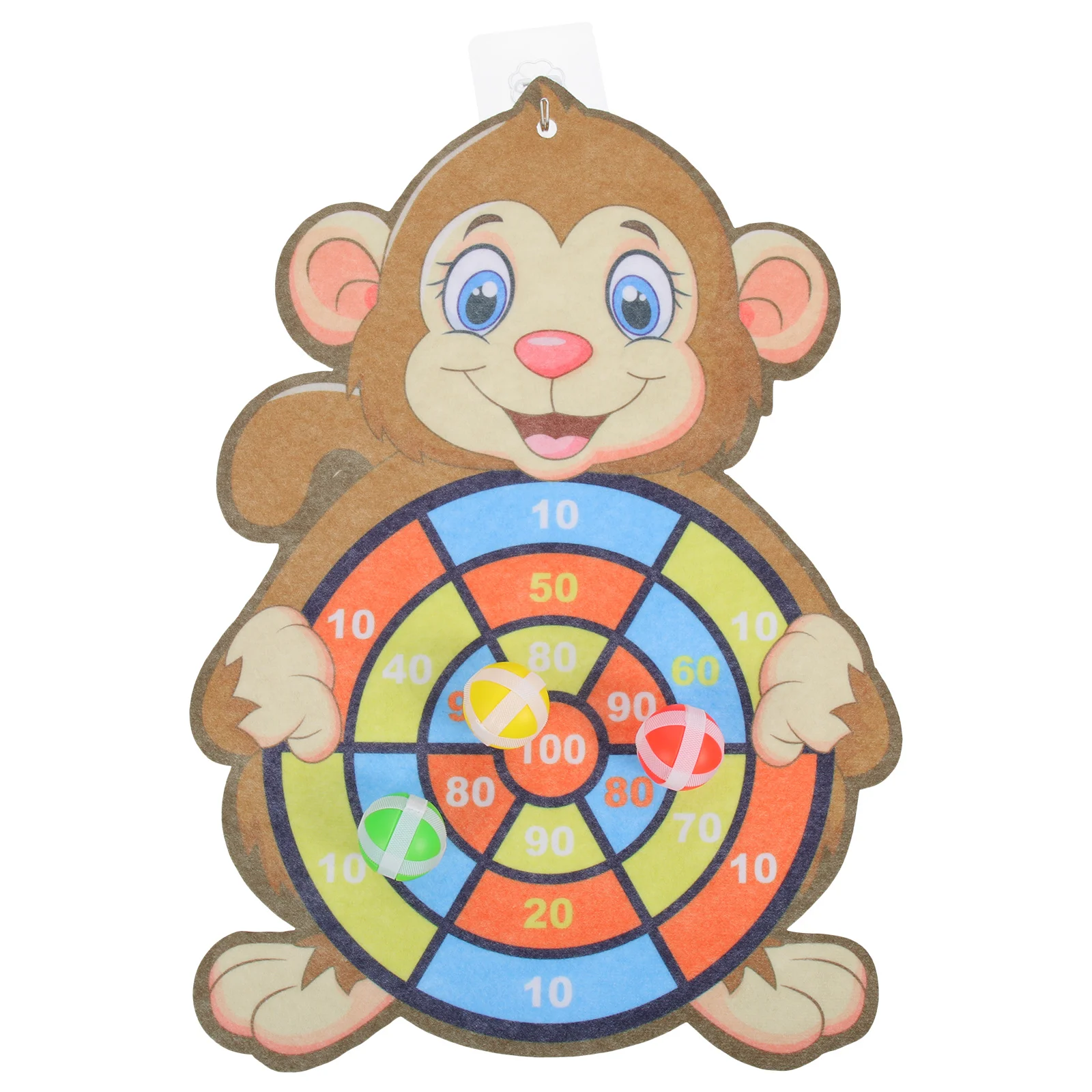 

1 set 1 Set Sticky Ball Dart Board Game For Kids Indoor Small Light Portable Smooth Safe Wall Friendly Hand Eye Coordination