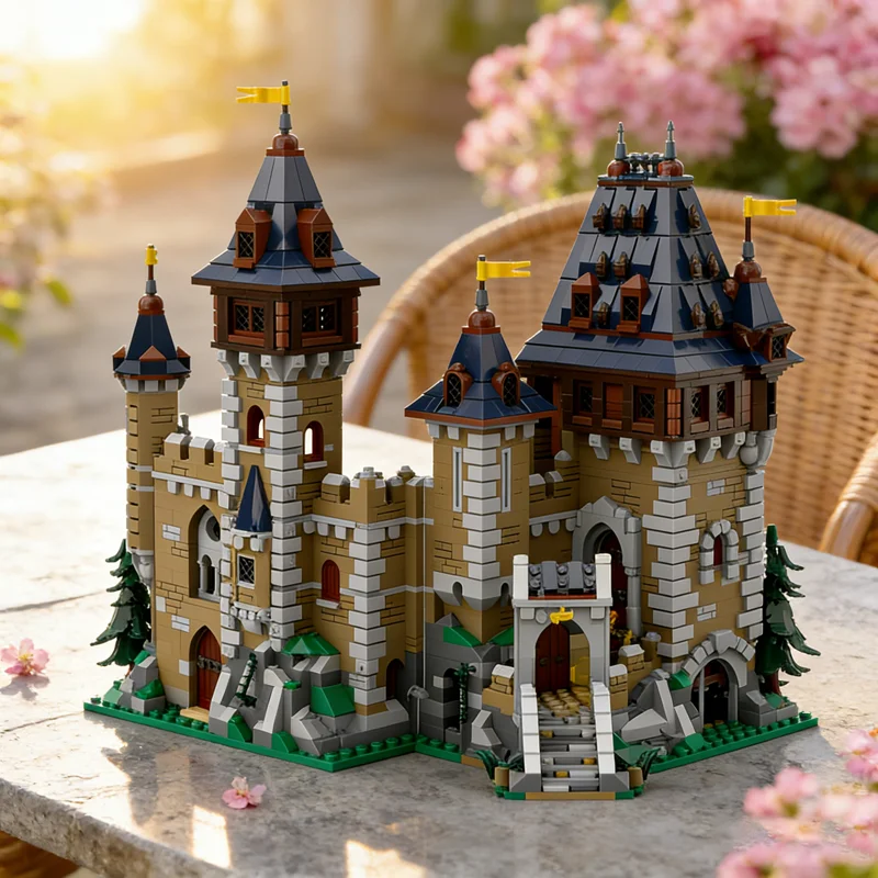 ตัวต่อ MOC ปราสาทอัศวินกริฟฟิน 3705 ชิ้น ของเล่นตัวต่อ ของขวัญคริสต์มาส ประกอบเอง DIY เสริมสร้างทักษะการเรียนรู้ ไอเดียสร้างสรรค์