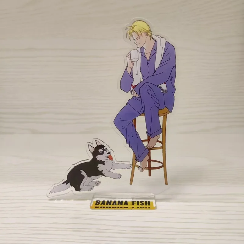 Cartoon BANANA FISH Anime Figure Ash Lynx Okumura Eiji Acrylic Stands Model Plate Desk Decor Prop Birthday Gift Fans Collection