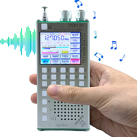 Dual Modes Portable Radio Receiver 2500mAh Multifunctional BT Radio ESP138 ESP32 SI4732 Hand-Held Radio Receiver for Home Office