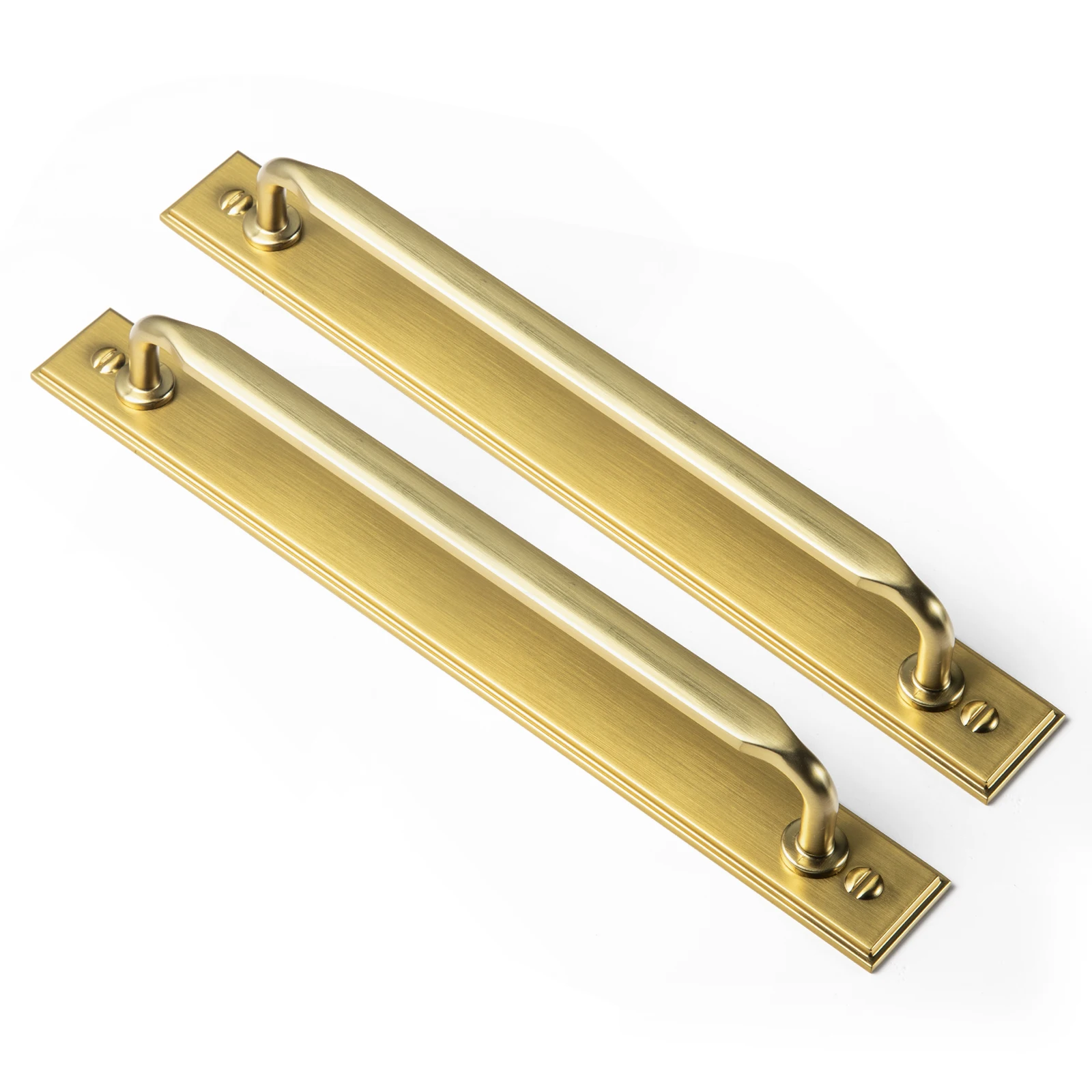 Goo-Ki-manija de gabinete de aleación de Zinc de Oro pulido con placa trasera, tiradores de cajón Vintage, armario, herrajes de cocina para el hogar Retro clásicos