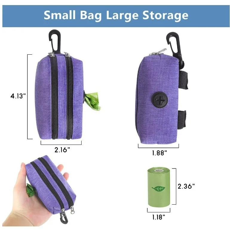 Pet Waste Bag Traction Rope Pet Poop Collection Bag Dog Poop Bag Dispenser Waste Storage Bag