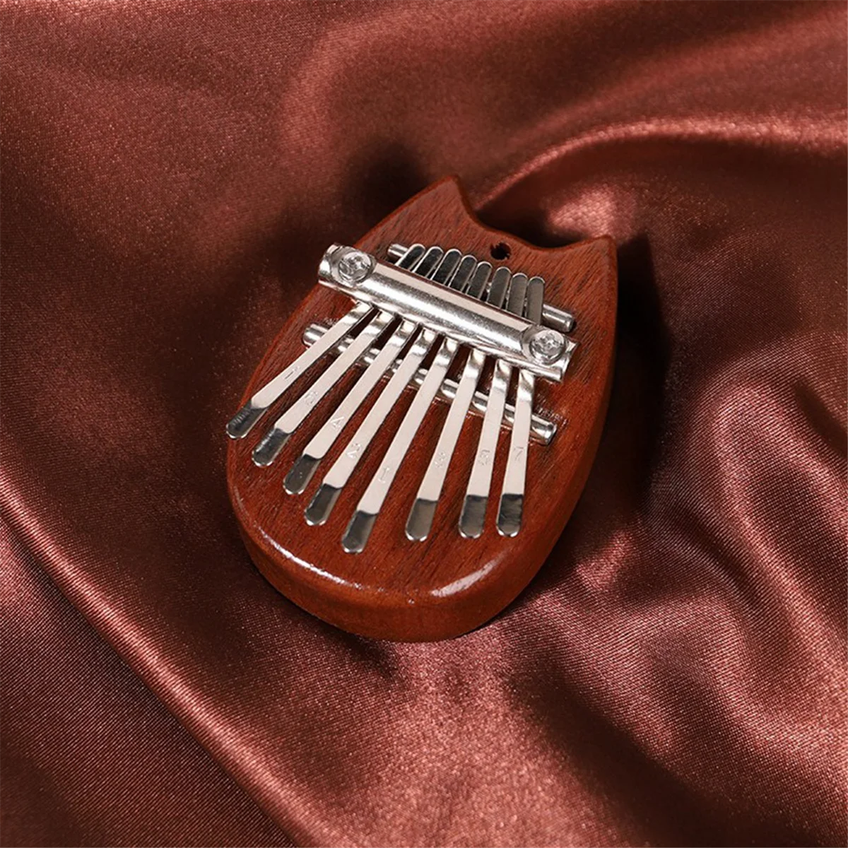 Mini Kalimba 8 Key Exquisite Finger Thumb Piano,Gift for Beginners Music Lovers Players,Cute Pendant Claw