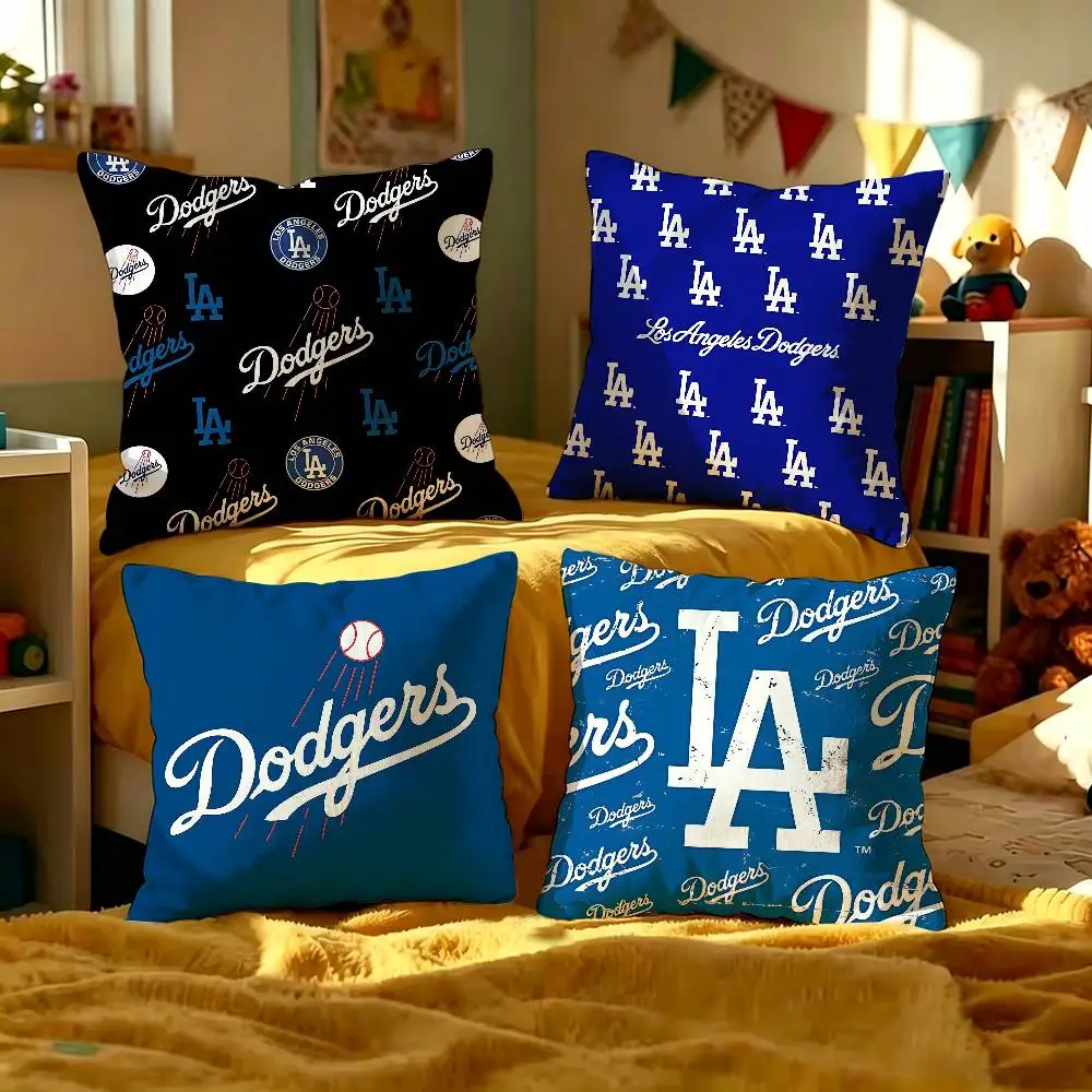 Los Angeles D-Dodgers Pillow Gift Home Office Decoration Pillow Bedroom Sofa Car Cushion CoverPillow Case