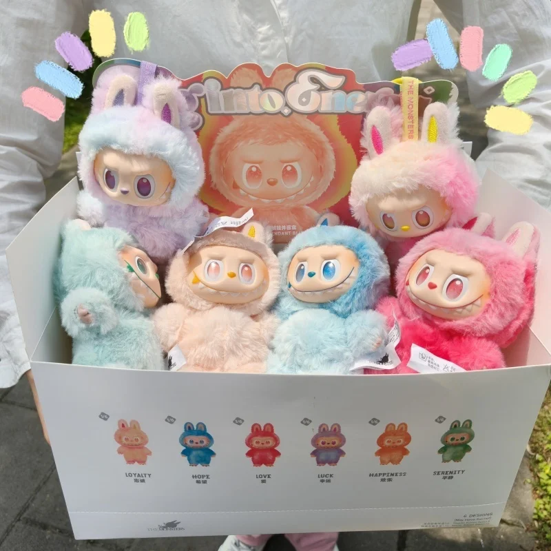 

New Arrival Anime Figure Labubu V3 High Energy Series Ahead Vinyl Pendant Doll Model Toy Cute Monster 1:1 Replica Festival Gift