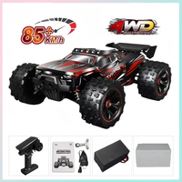 RC Car 1:16 85km/h or 50km/h Four-wheel Drive with LED Remote Control Car High Speed Drifting Monster 4x4 Truck Kids Wltoys Toys