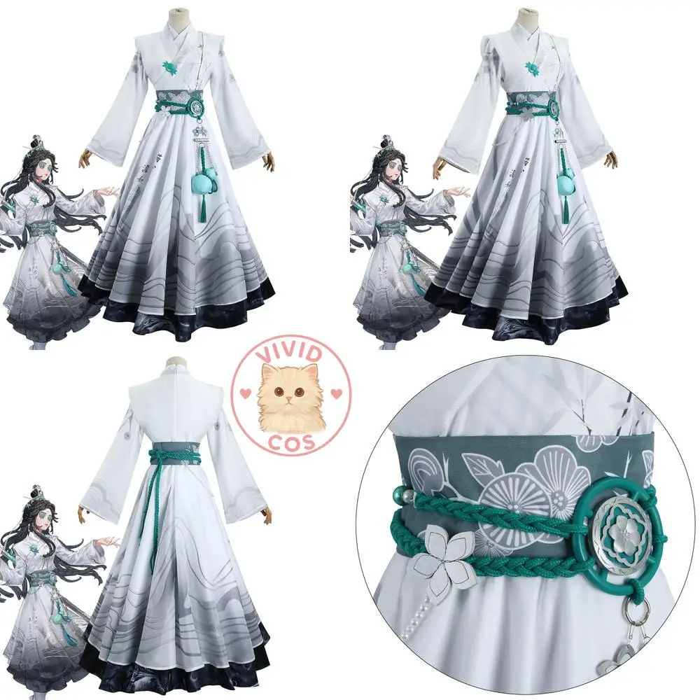 

Popular Game Identity V Cosplay Costume Antiquarian Mo Yun Classic Chinese Style Men Outfit Anime Convention Halloween Party Wig