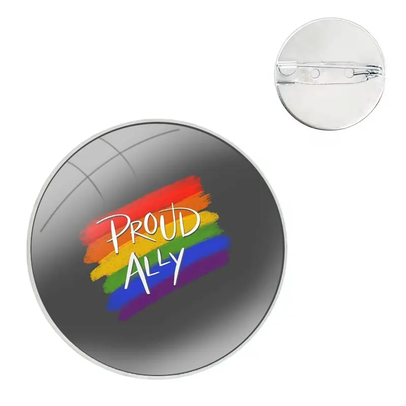 Pins Badge Metal Brooches For Clothes Backpack Decoration gift Lgbt Ally