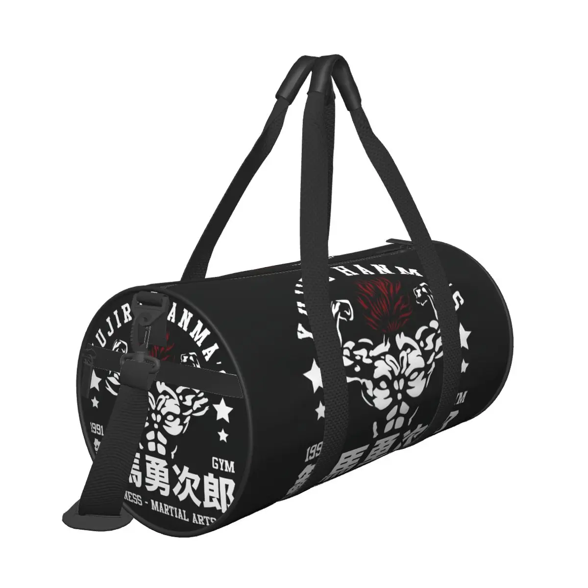 Gym Bag Baki Jack Yujiro Hanma Sports Bag with Shoes Bodybuilding Manga Men's Weekend Design Handbag Travel Training Fitness Bag