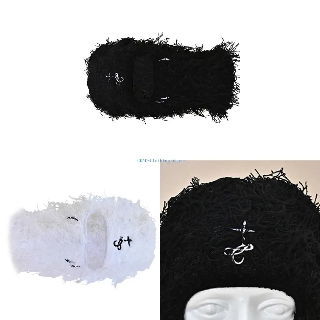 

N0PE Elastic Windproof Winter Eyes Balaclava Hat for Women Men Keep Neck Warm Hat Cold Weather Cycling Hiking Supplies