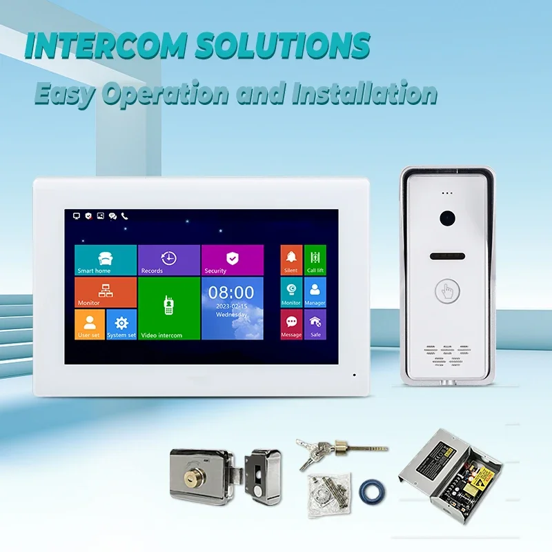 

Factory Supply Wired Detectors best door ip based video intercom station system for home door entry