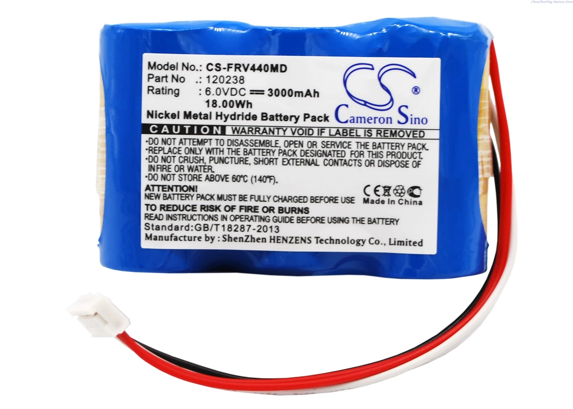 Cameron Sino Bateria Médica, 6.0V, 3000mAh, 120238, RC3000SC05AA, Fresenius Infusionspump, MCM440 PT, OT, Frasco, MCM550, ST + FERRAMENTA