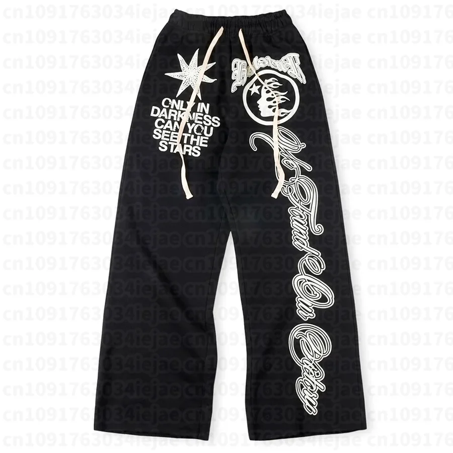 25-26 Frühling/Herbst Amerikanische Sweatpants Y2K Hosen Kinder Gothic Hip Hop Buchstaben-Design Baggy Jogginghosen mit Elastischem Bund – Detail 4