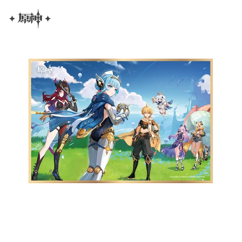 Sunsyea Genshin Impact Official Merch miHoYo Original Authentic Theme Series Colored Paper Venti Zhongli Raiden Shogun Nahida - Image 3