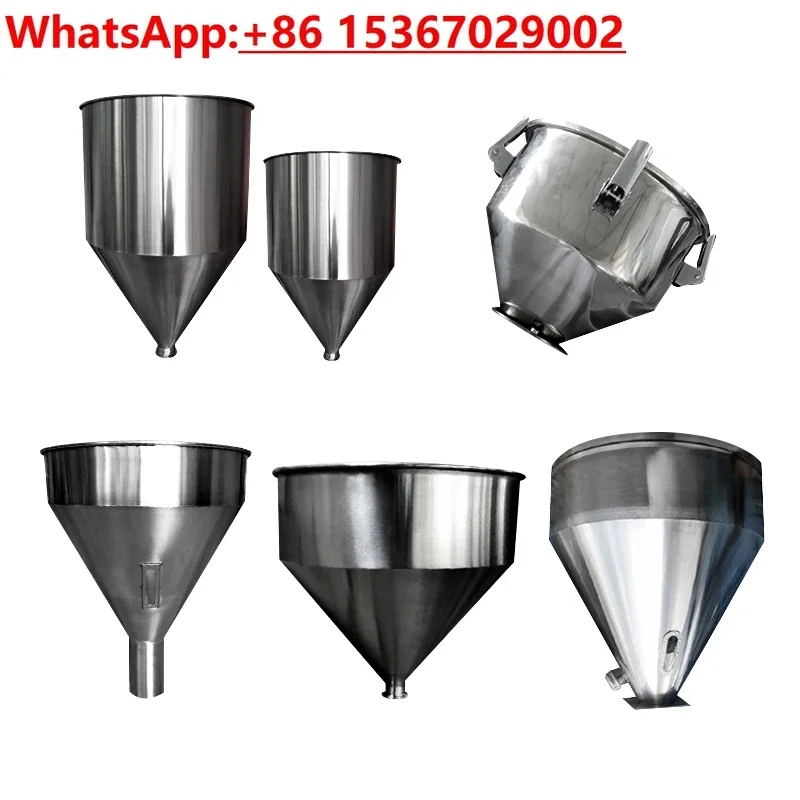 

Stainless steel funnel non-standard paste liquid cylinder funnel filling machine