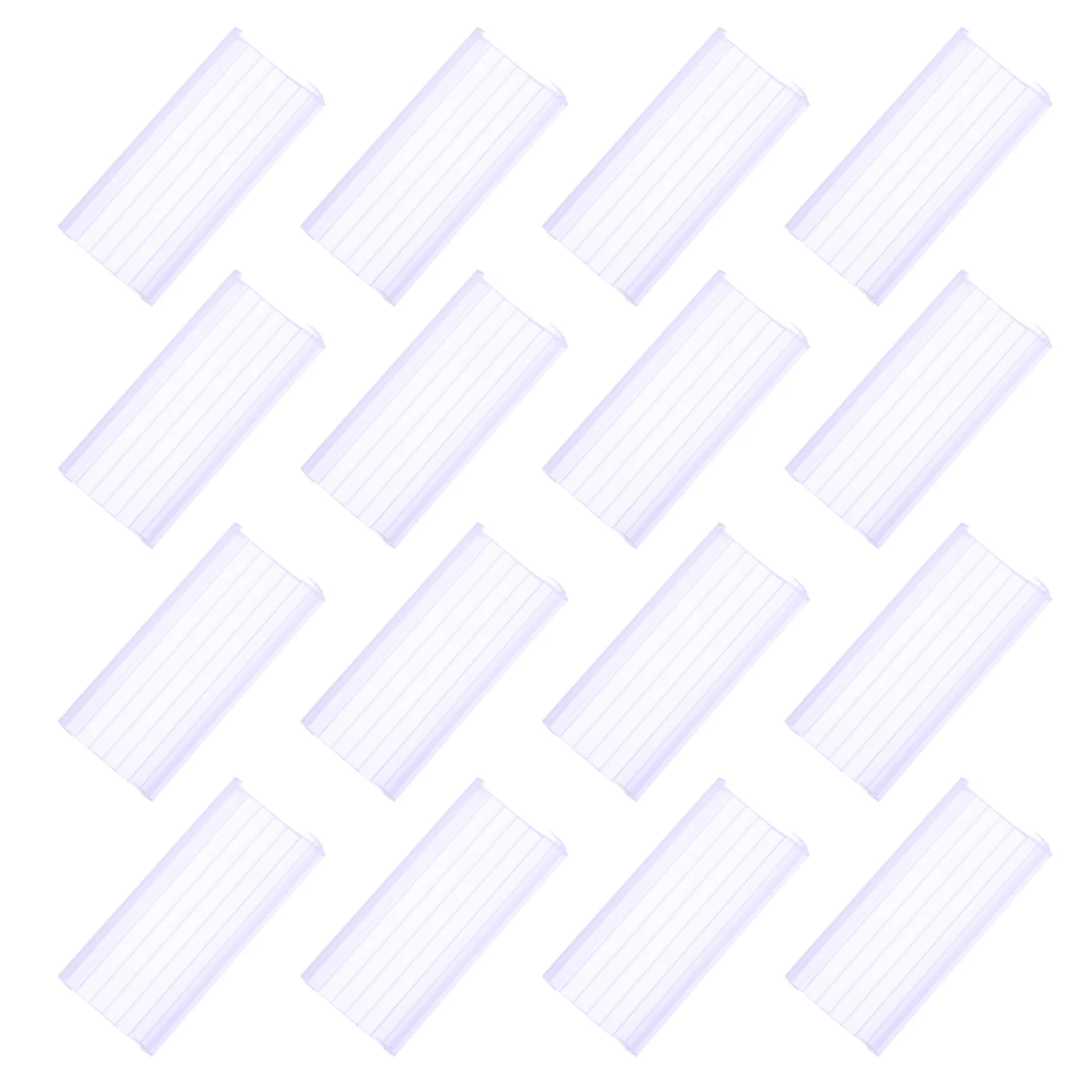 20 قطعة بولي كلوريد الفينيل أصحاب ملصقات السعر الواضح قسط البلاستيك عرض موقف لمحلات البيع بالتجزئة سوبر ماركت السلع تصنيف العلامات #6