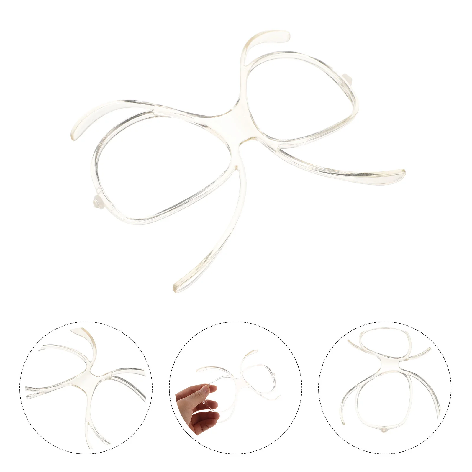 

Goggle Inserts for Snow Sports Enthusiasts Universal Inner Frame Compatible with Ski Snowboard Goggles Windproof Stylish