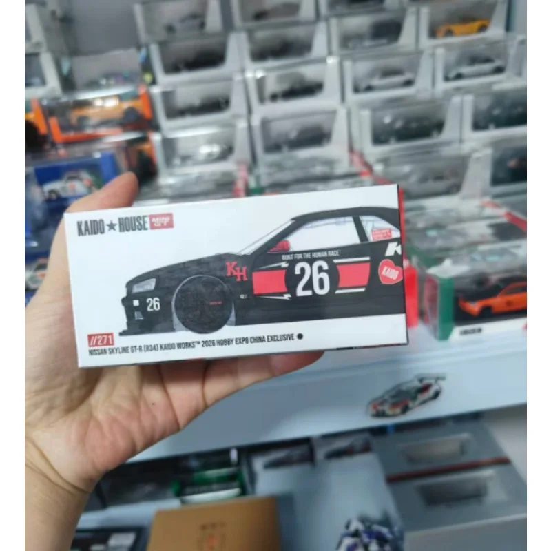 KAIDO HOUSE MINIGT 2026 HEC Nintendo Nissan Skyline GTR R34 Modelo