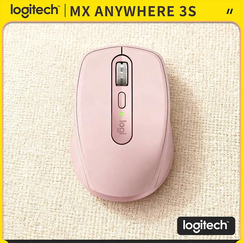 

Компактная мышь Logitech MX Anywhere 3S, эргономичный дизайн, перезаряжаемая, с быстрым прокруткой для портативных ПК Mac