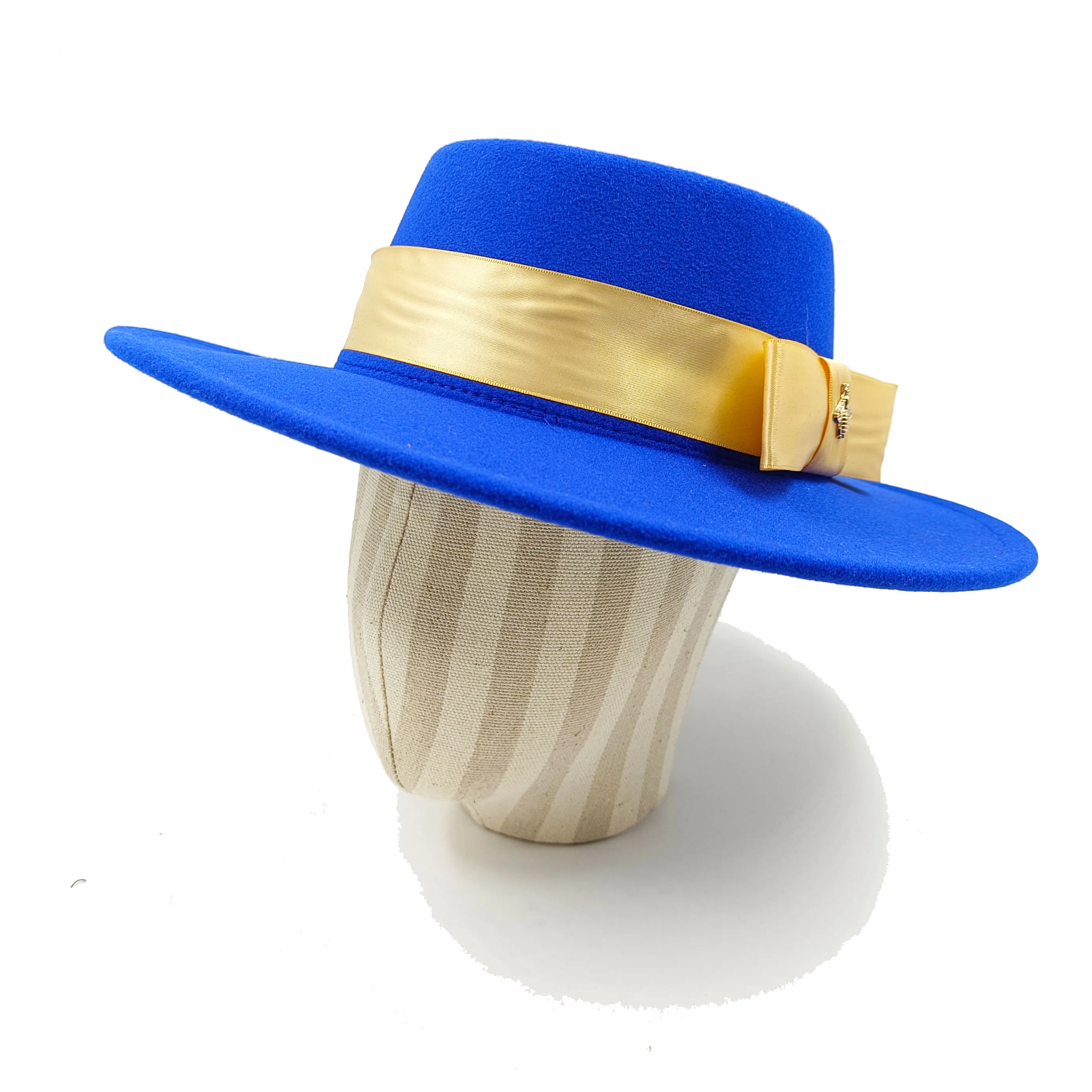 Pomarańczowy kapelusz fedora 9.5cm rondo pióro akcesoria szerokie rondo jazz kapelusz kobieta imitacja kapelusz fedora mężczyzna moda panama