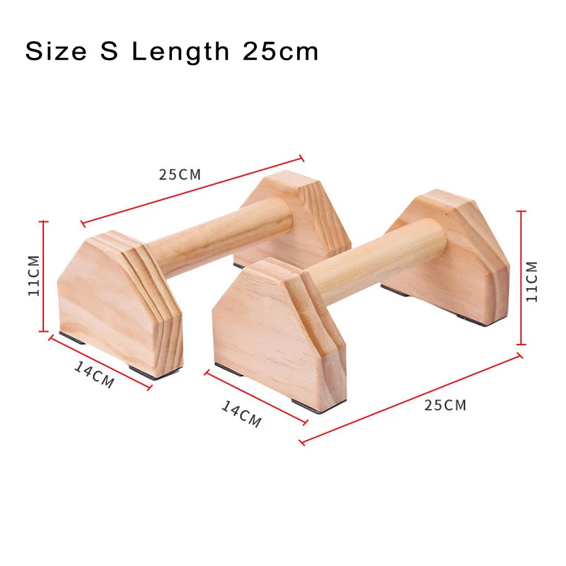 New Type of Fitness Push-ups Gymnasium Exercise Training Chest H-shaped Wooden Calisthenics Handstand Parallel Rod Double Rod