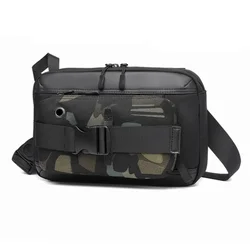 Shoulder Bag For Men Functional Crossbody Bag Men's Multi-functional Tactical Chest Bag Cross Border Sports Fashion Chest Bag