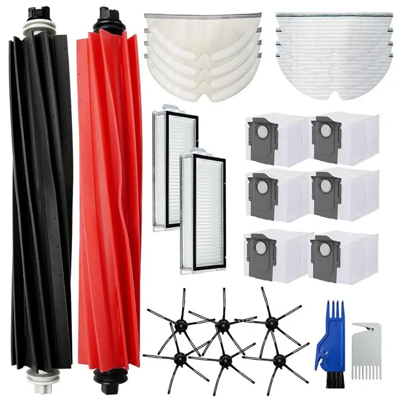 

A20F - Аксессуары для робота-пылесоса Yeedi Floor 3: основная и боковые щетки, салфетки для мытья полов