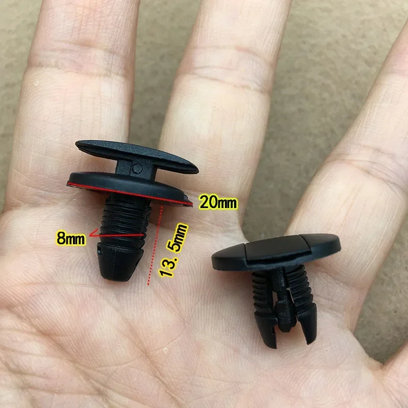 10pcs For Porsche Cayenne Bumper on The Middle Net Card Engine Cover Water Tank Guard Plate Fixed Buckle Clip