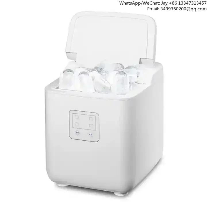 

Electric Home Ice Making Machine Plastic Bullet Ice Shape 12KG/24H Capacity Water Dispenser For Family Use High Quality