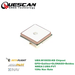 QUESCAN UBX M10 Drone FPV GPS Module 10Hz with Compass for INAV Ardupilot Pixhawk APM Betaflight GPS+Galileo+GLONASS+BeiDou