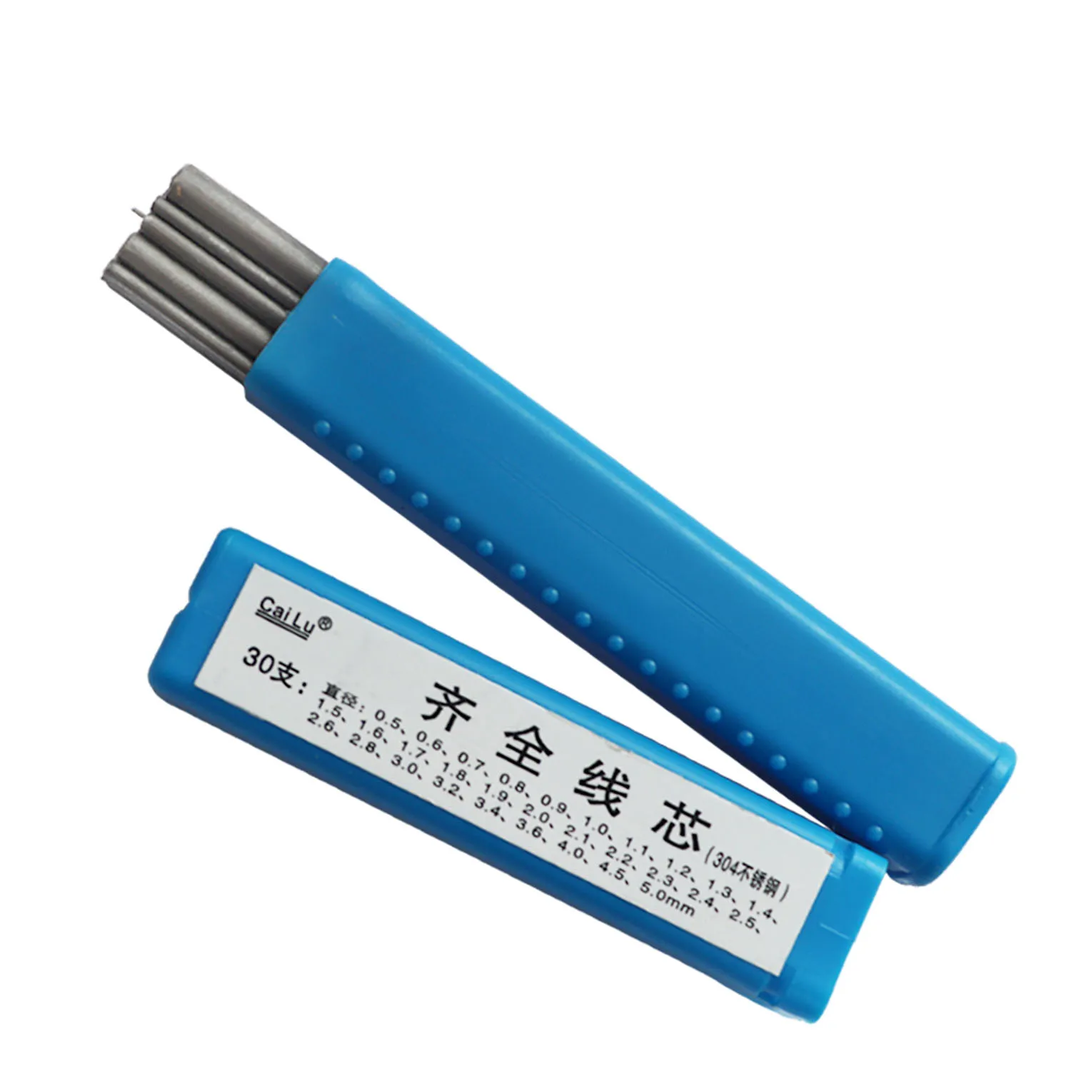 Imagem -06 - Solid Wire Core Stick Roll Mandrel Ferramentas de Fabricação de Jóias Ouro Aço Inoxidável Hastes Formadoras de Bobinas Ocas 30 Pcs Set