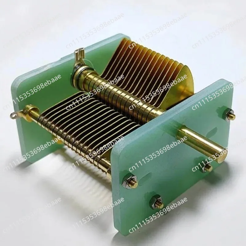 High-Power Air Variable Capacitor Semi-Handmade Air-Adjusted Capacitor Capacity 10PF-330PF