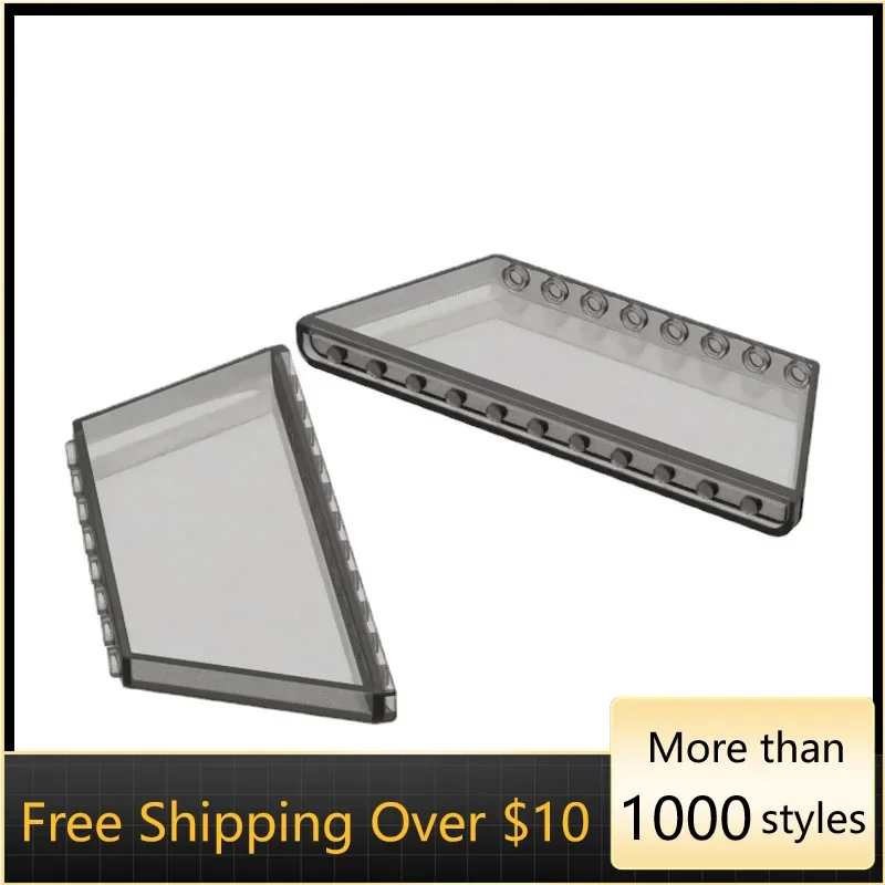 

1 шт., высокотехнологичные сборные частицы 19212, трапециевидное стекло 1x12x4, набор кирпичных строительных блоков, сменная часть, игрушка для детей, подарок