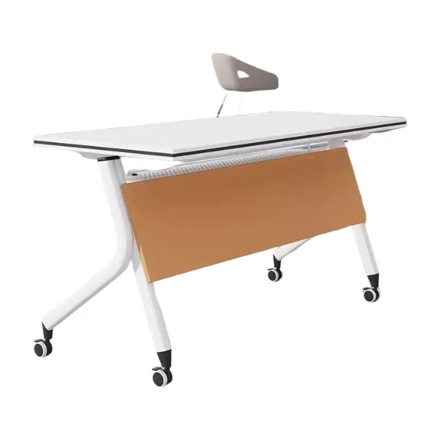 Iron Contemporary Foldable Extendable Conference Table Modular Conference Tables Multifunctional Table