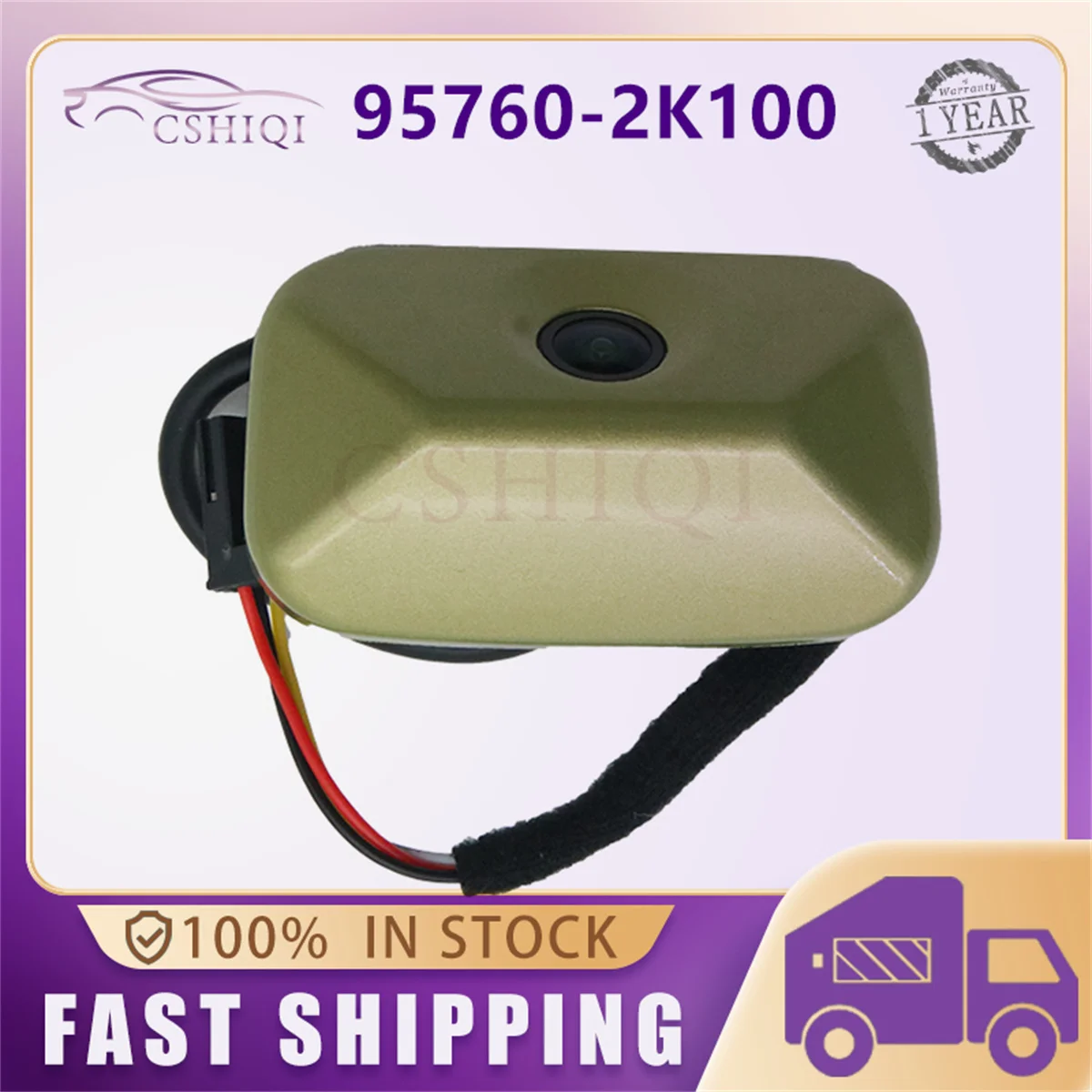 95760-2K100 For Kia Soul 1.6L 2.0L L4 2010 2011 2012 2013 Rear View Backup Camera 957602K100 95760-2K100-I7 957602K100I7 6-18V - view 5