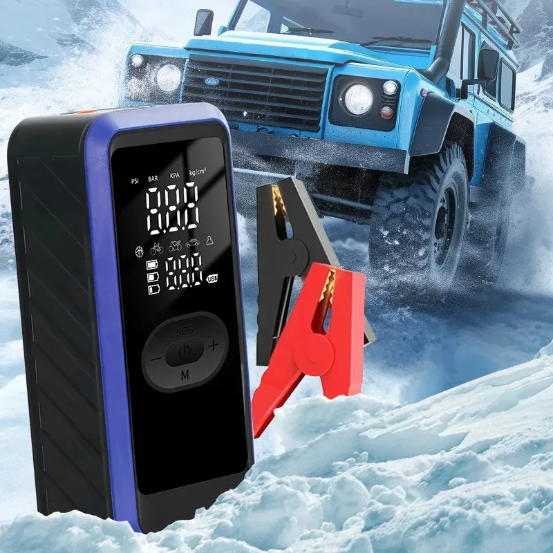 Digital Display Portable Air Pump Car Tire Outdoor Emergency Handheld Wireless Inflation Car Air Pump