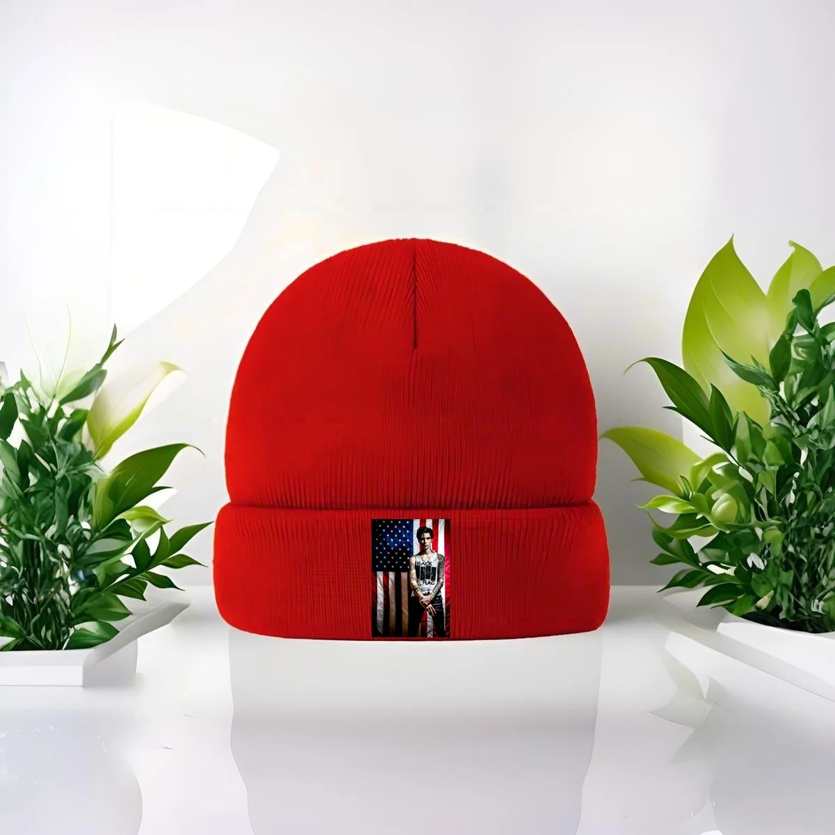 قبعة محبوكة جديدة للجنسين من American 2026 - أغطية رأس شتوية متعددة الألوان ودافئة ومريحة مع أنيقة للرجال والنساء #4