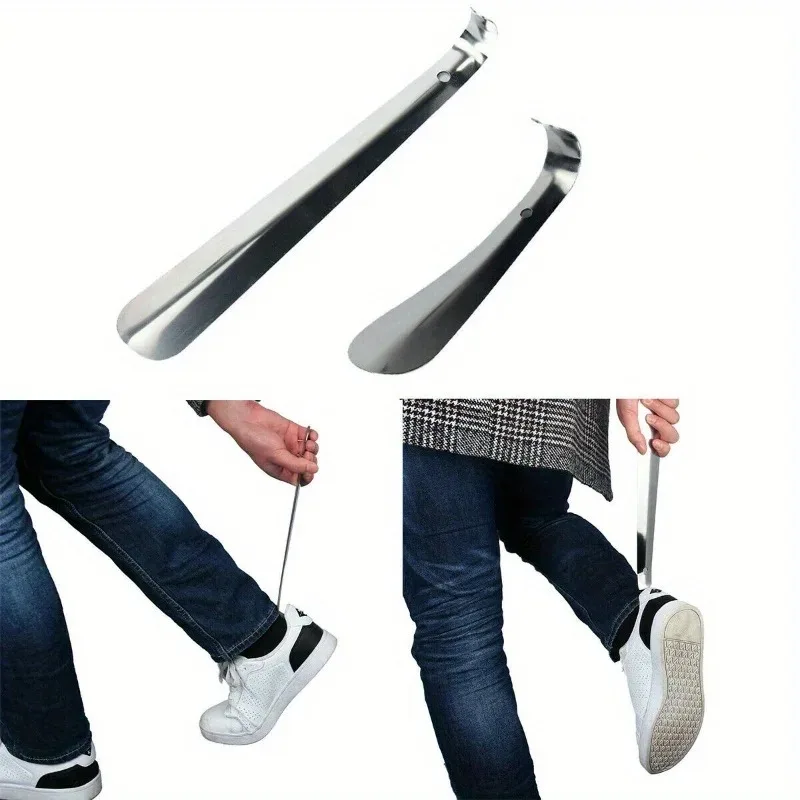 Stainless Steel Shoe Horn Durable Easy ToUse Shoe Puller Practical Daily Shoe Helper Ideal Gift for Men Women Improve Daily Life